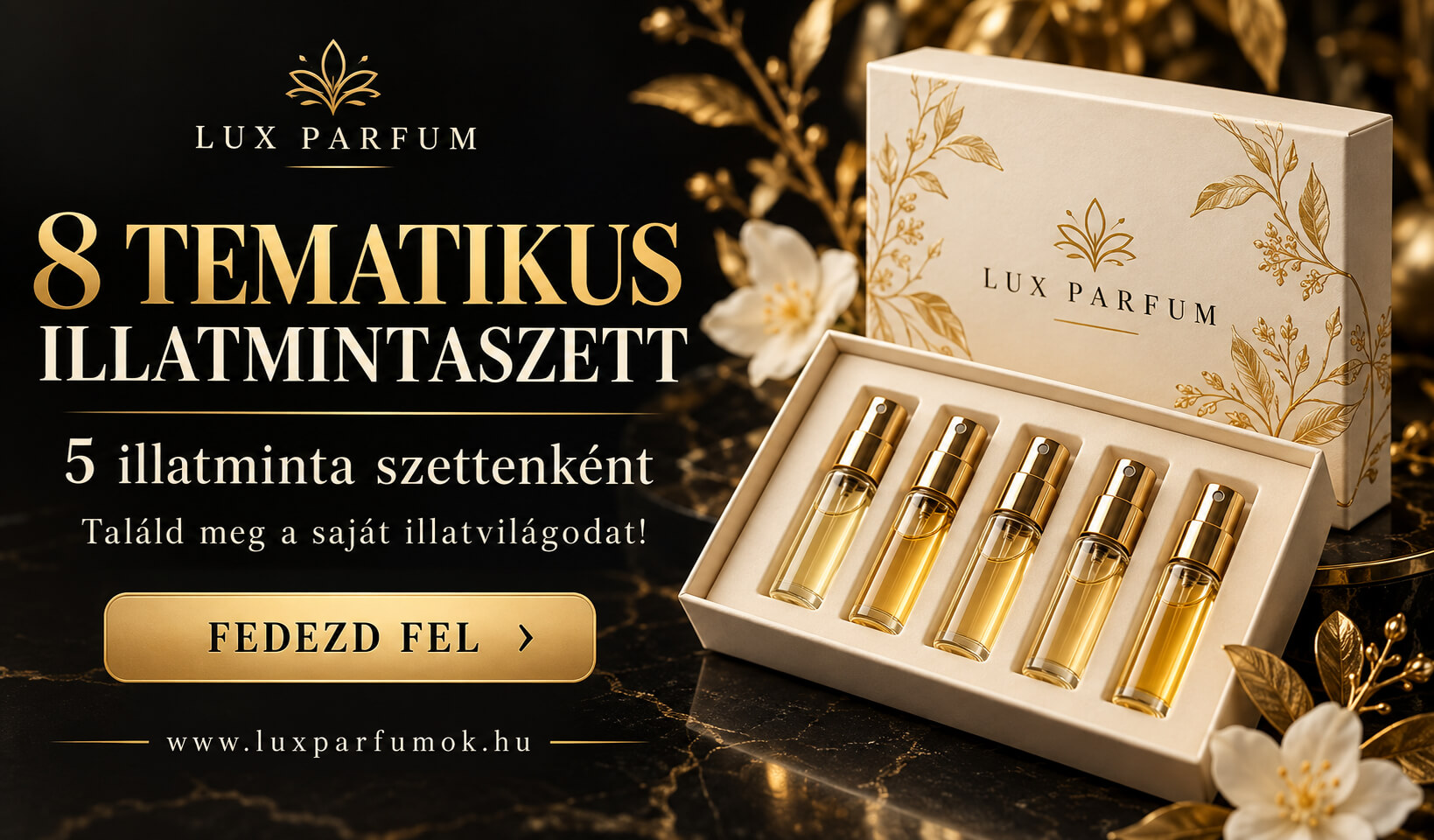 8 tematikus illatmintaszett – Fedezd fel! | Lux Parfum